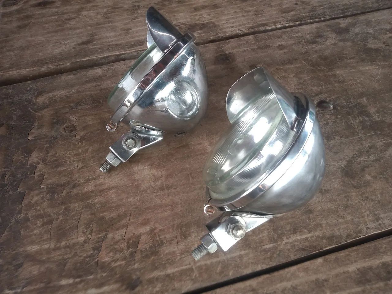 Faróis milha antigos Fusca Kombi TL Variant  - Foto 5