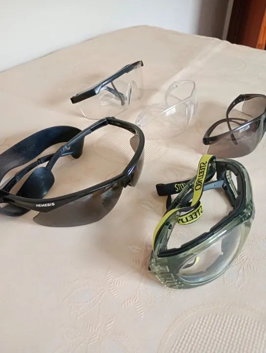 kit com 5 óculos proteção EPI - nemesis, stellpro e chillibeans - Foto 4