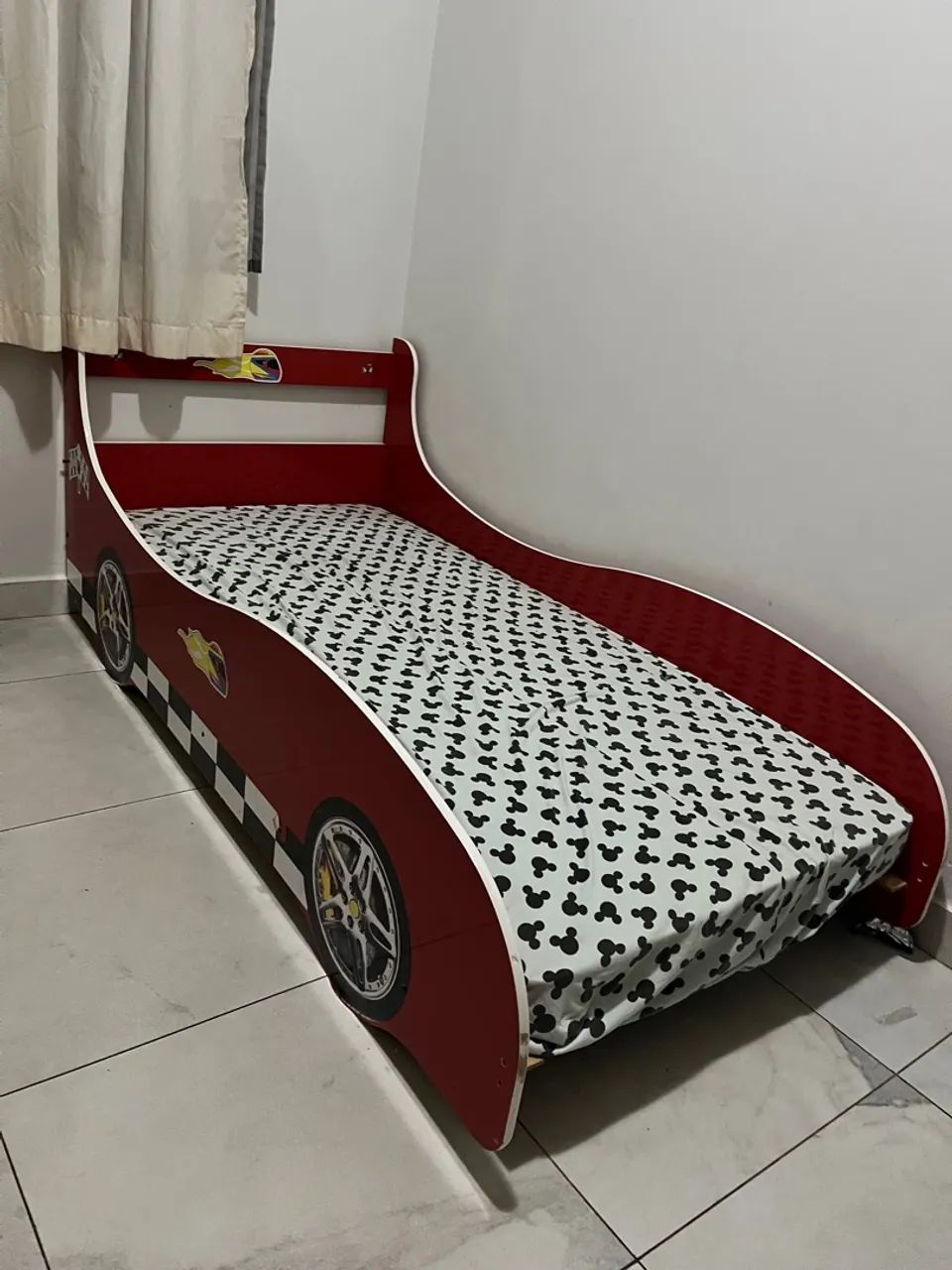 Cama Infantil Carrinho de Corrida