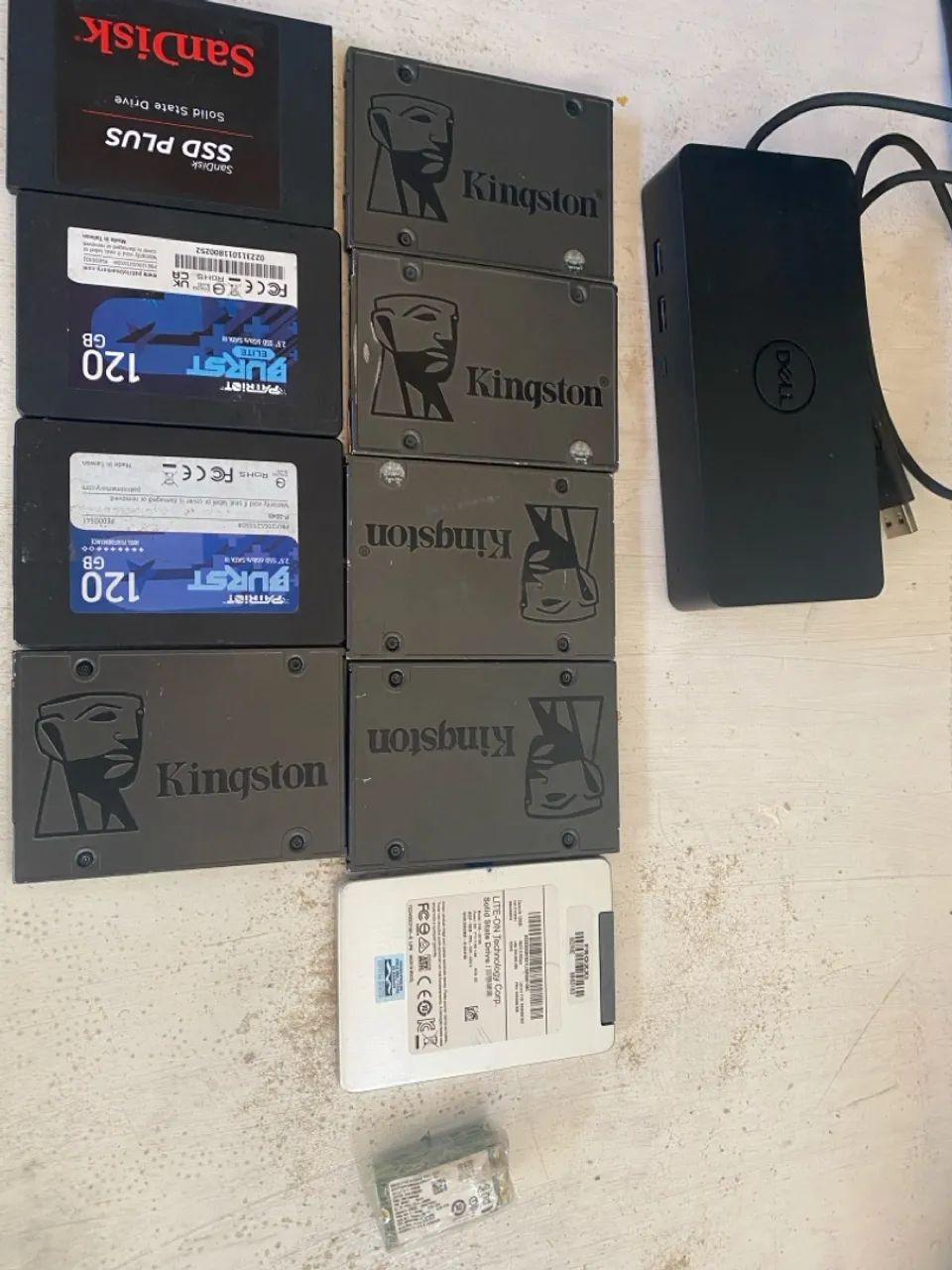 Lote ssd diversas marcas 64842040607747120