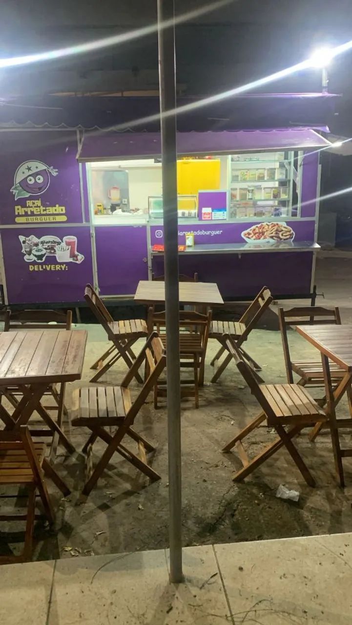 VENDO TRAILER COM PONTO EM FACULDADE 4x4m