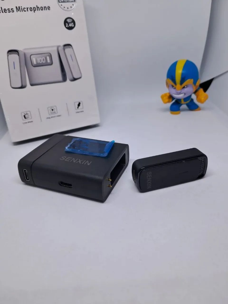 Promoção!!! Microfone Lapela Sem Fio Tipo C SX88 SENXIN - Foto 5