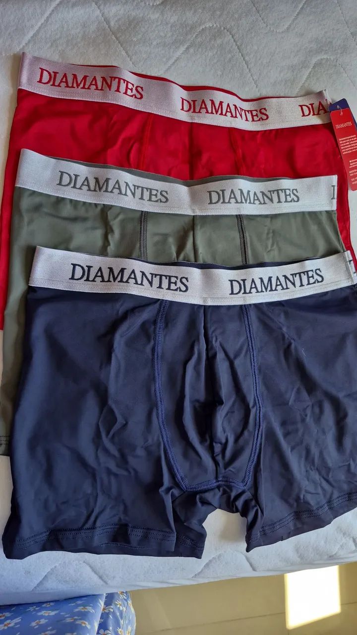 Cueca Box Diamantes - Kits com 3 peças - Foto 4