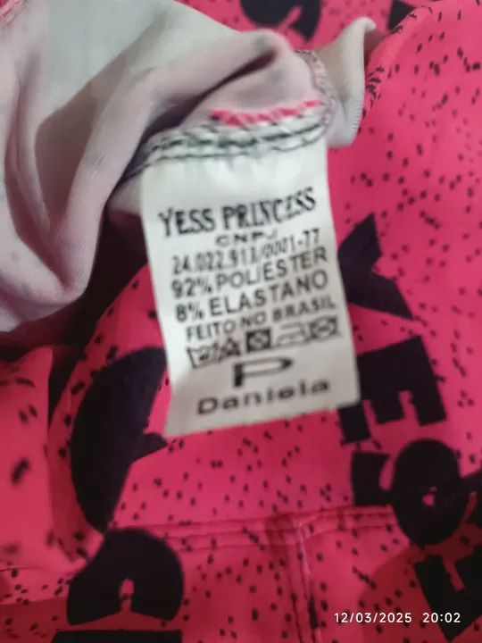 Conjunto de Leggings e Top de Ginástica - Yes Princess - Foto 3