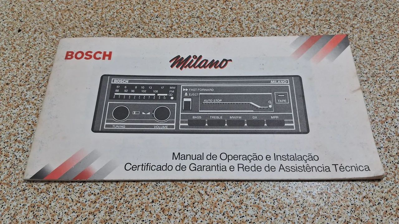 Manual Auto Bosch Milano