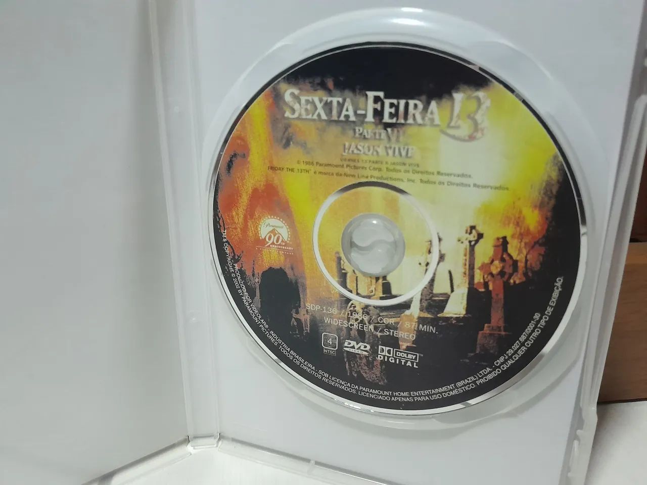 Sexta-Feira 13 - Parte VI - Jason Vive - DVD Oringinal - Foto 3