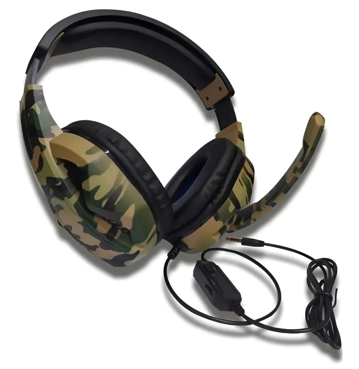 FONE GAMER headset  com microfone camuflado 