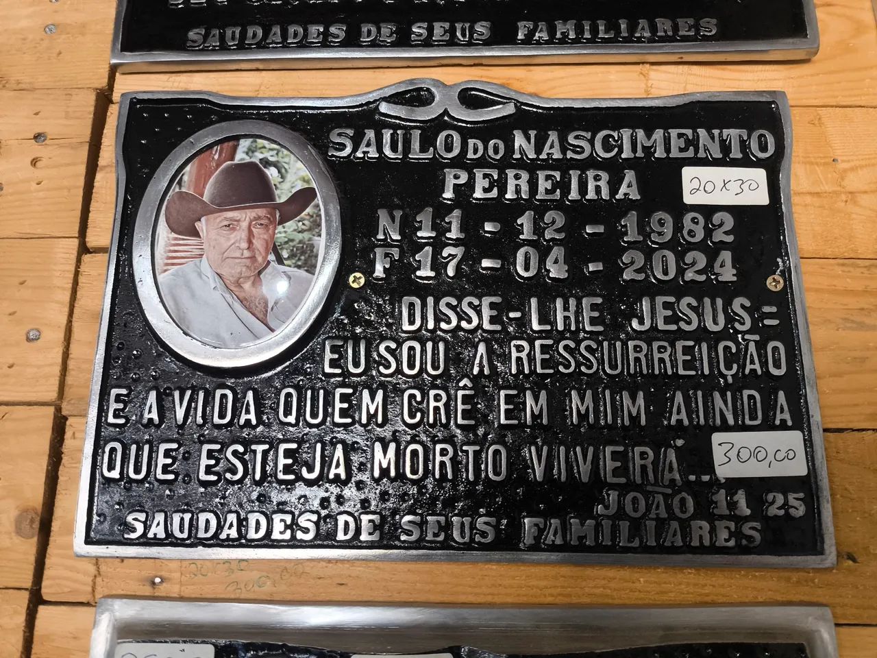 Placa para jazigo - Foto 2