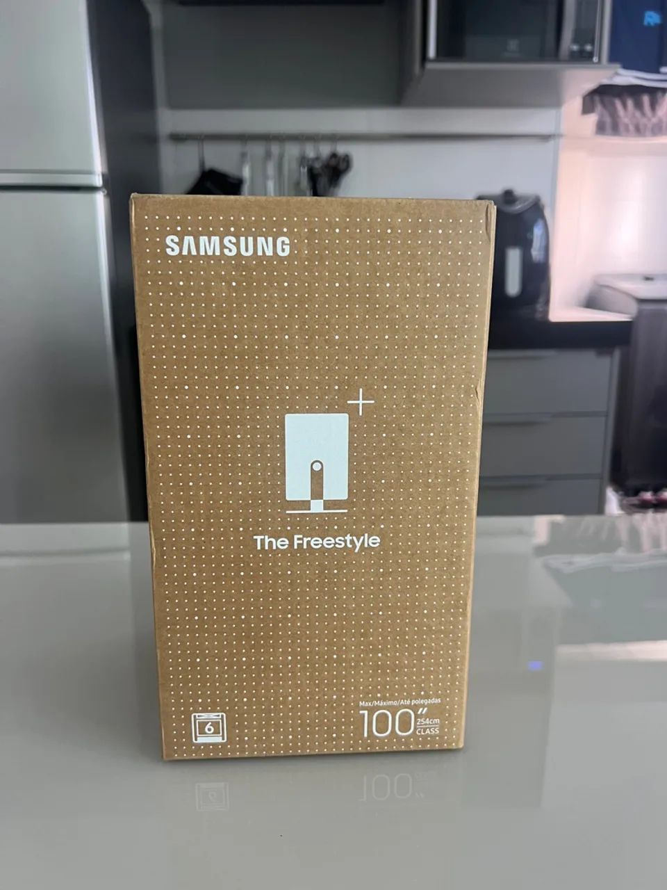 Projetor Portátil Samsung Freestyle 30 a 100 Cor Branco 110V ou 220V - Foto 4
