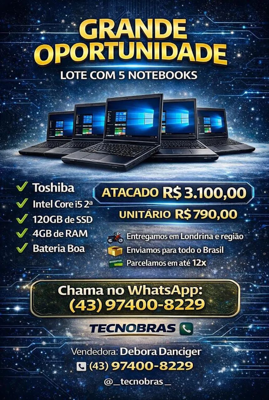 Lote de Notebook