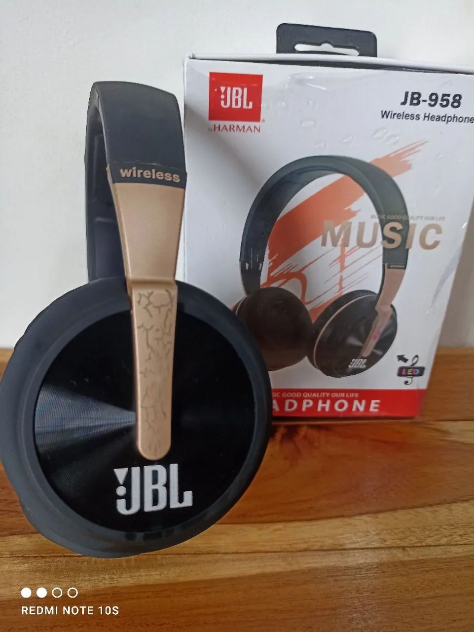 Fone JBL JB958 via bluetooth com led e Super Bass / OFERTA IMPERDÍVEL  - Foto 5