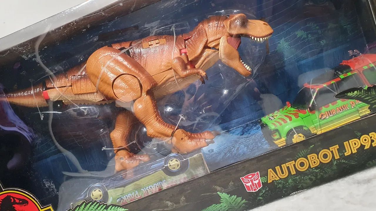 Transformers Jurassic Park Tyranncon Rex lacrado original Hasbro - Foto 3