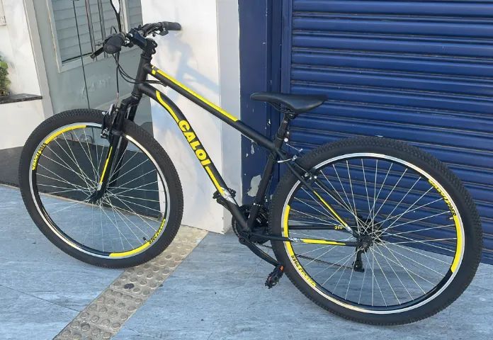 Bicicleta Caloi Velox, Aro 29, Câmbio 21 Velocidades, Preta - quase nunca usada!!! novíssi