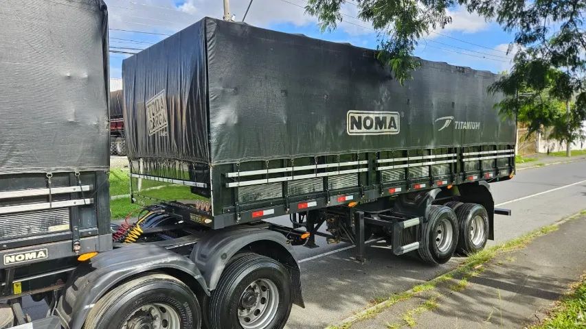 Bitrem Graneleiro Noma Titanium Ano 2021 Roda Disco Sem Pneus Compensado Naval 7.5mts x 2m - Foto 9