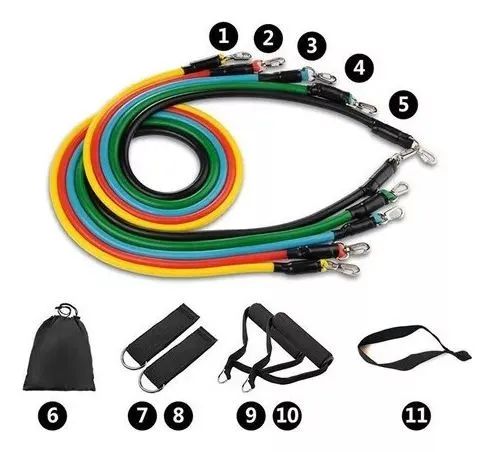 Kit Faixas Elásticas de Resistência para Treino Mbfit. Entrega Grátis! - Foto 2