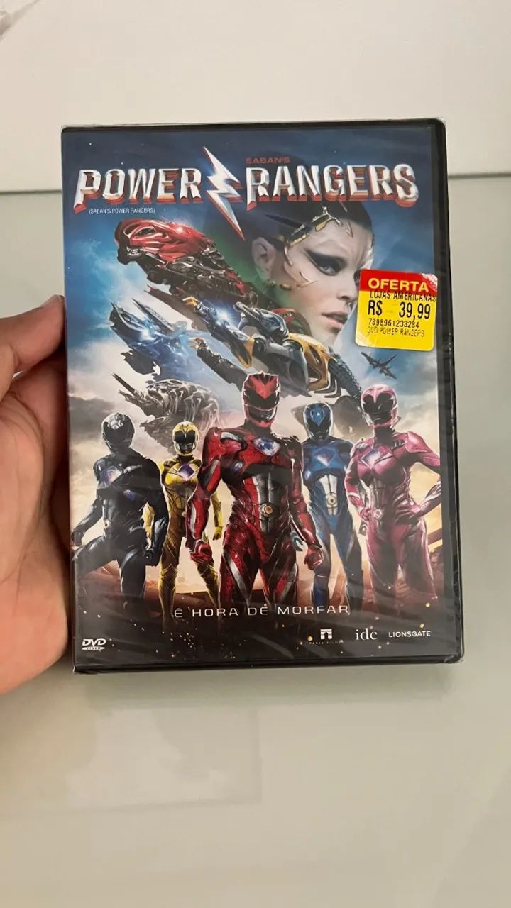 DVD Lacrado POWER RANGERS O FILME (2017) - Saban's - Raro