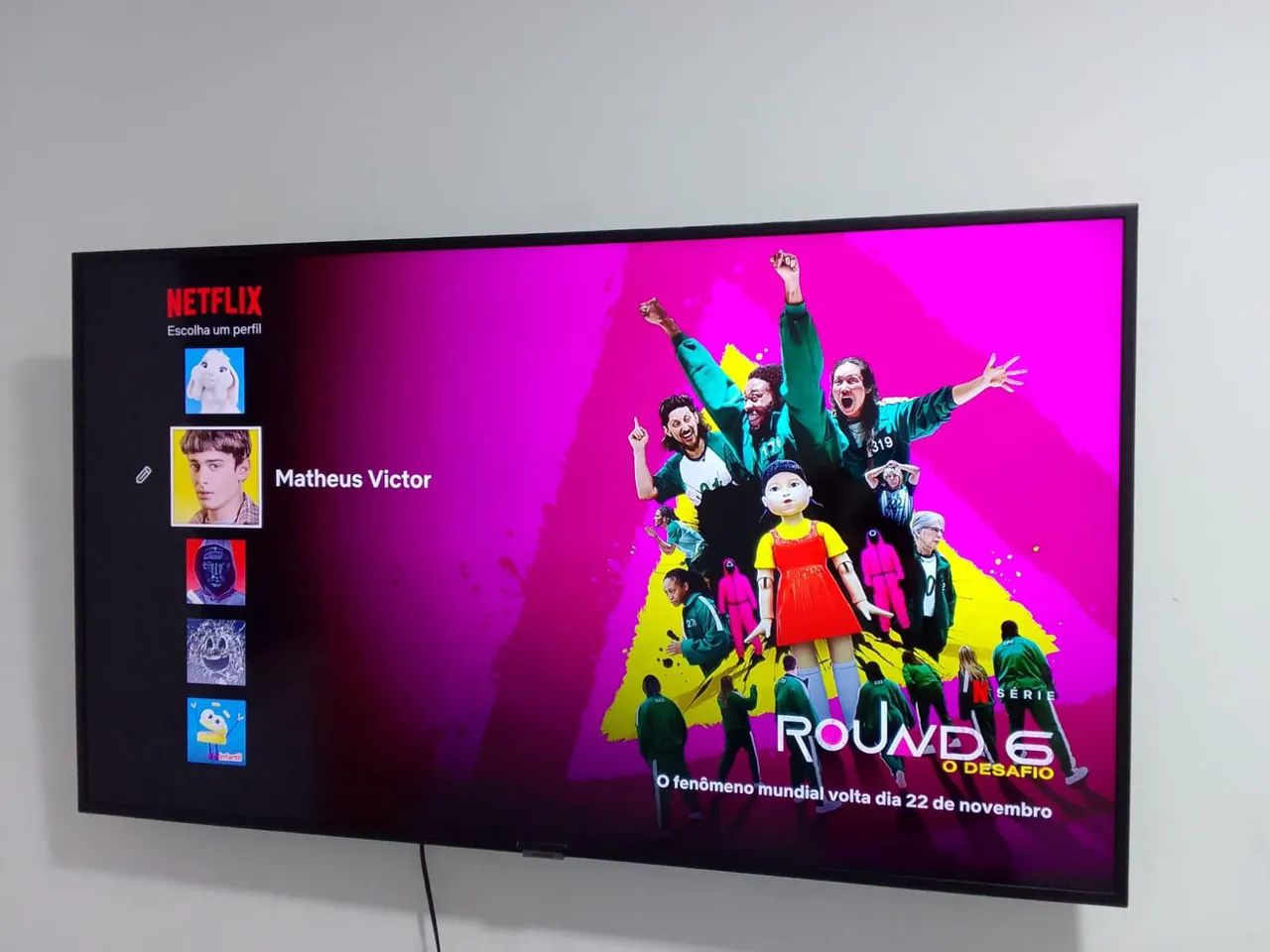 Smart TV Samsung 50" 4k com suporte