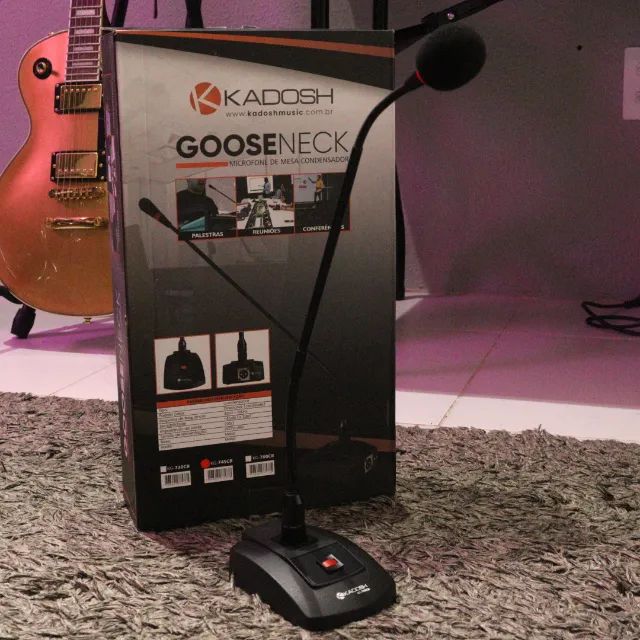 Microfone Kadosh Gooseneck K 794c 45cm / Kg 745cb - Foto 2