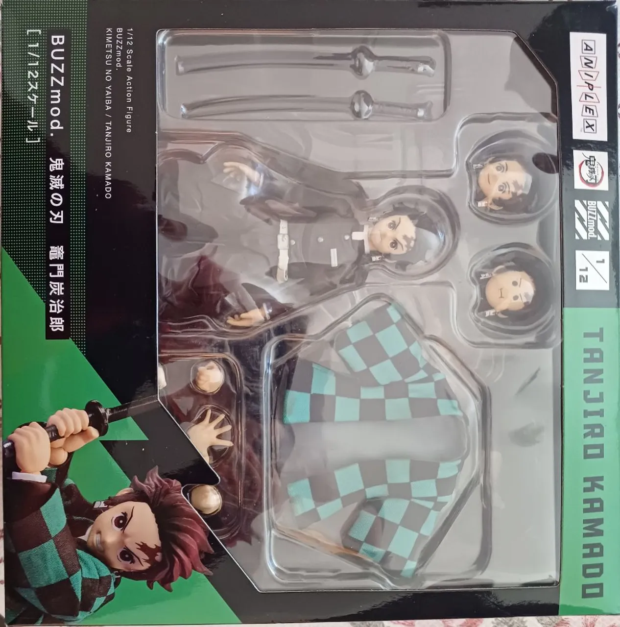 Action Figure Tanjiro Kamado - Buzzmod 1/12 Escala Demon Slayer