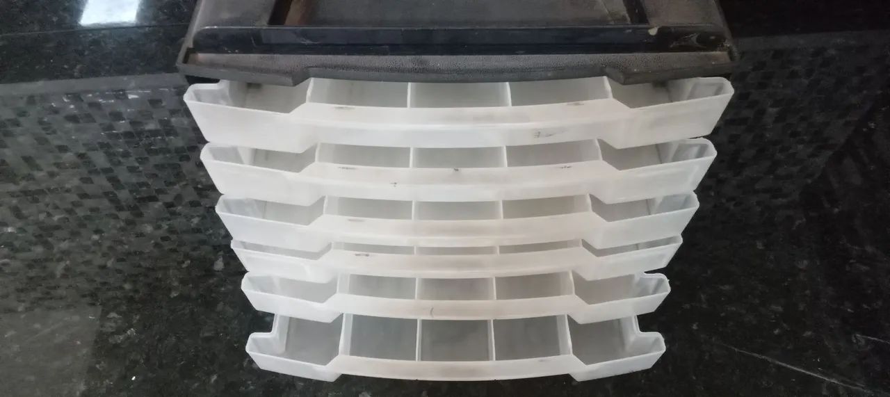 Gaveteiro de Plástico para Organização 35 X 30 / 6 gavetas  - Foto 2
