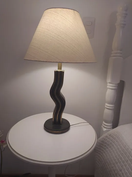 Par de abajur de mesa sala ou quarto