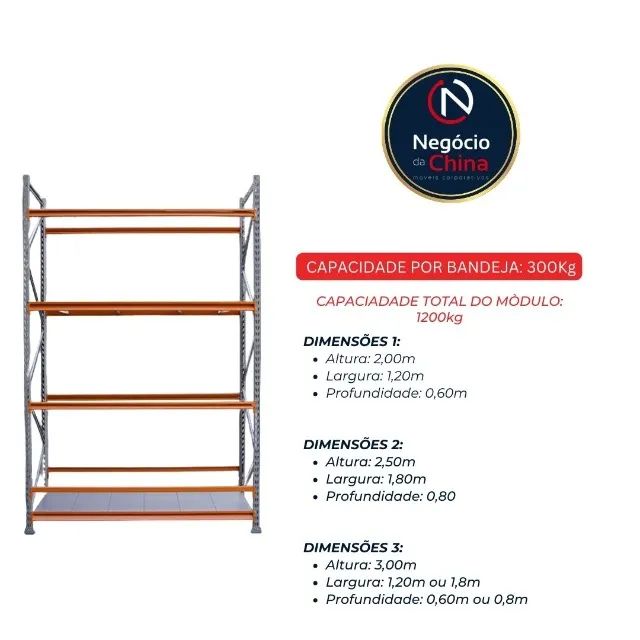 Mini Porta Pallet em Aço - Foto 4