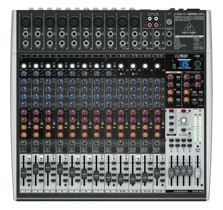 Mesa de som Behringer 24 canais