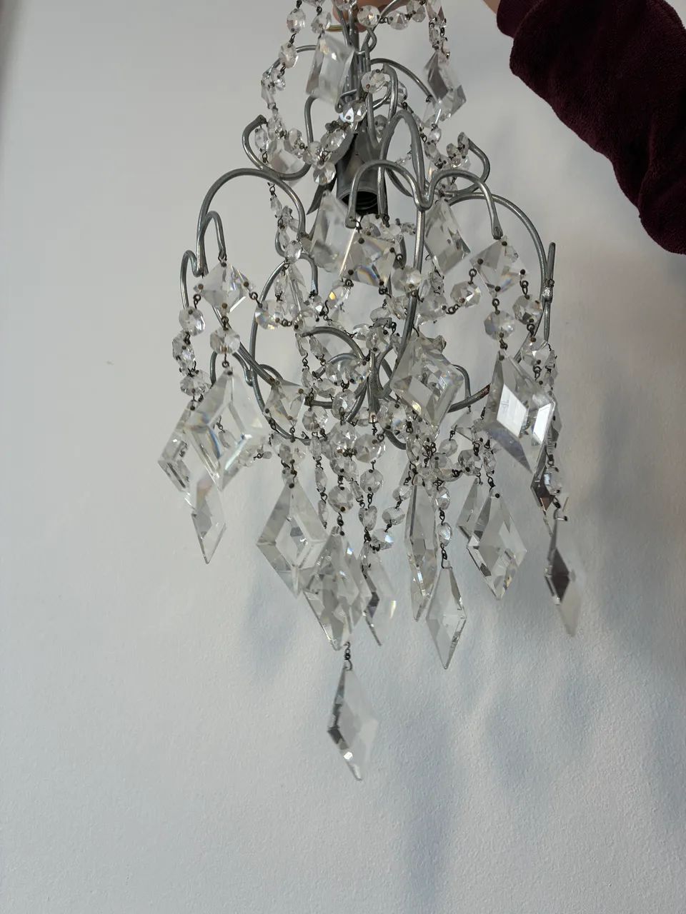 Lustre Cristal Pendente - Foto 4