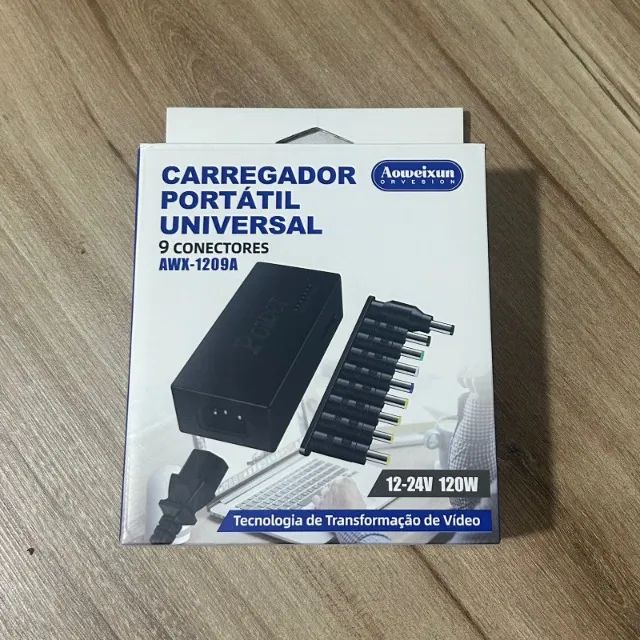 CARREGADOR PARA NOTEBOOK UNIVERSAL - FAÇO ENTREGA
