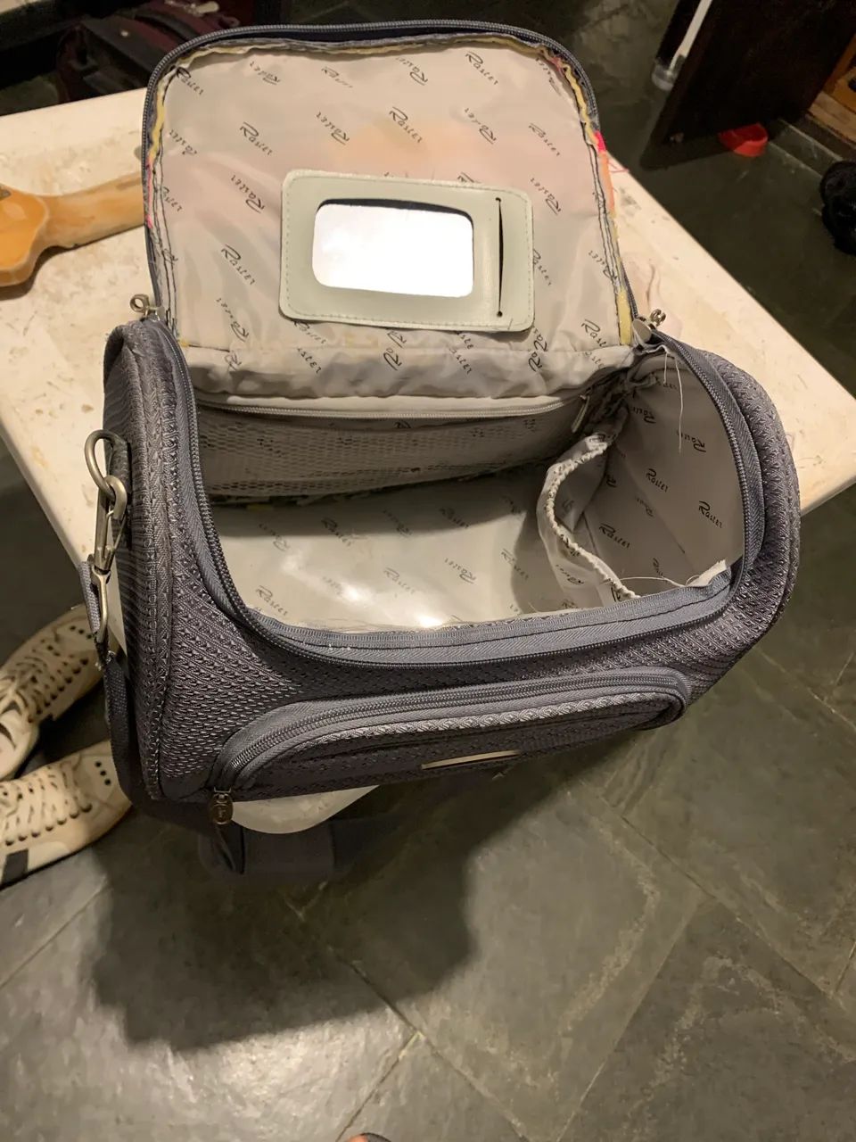 Mala de mão viagem bolsa mochila espelho Raster - Foto 4