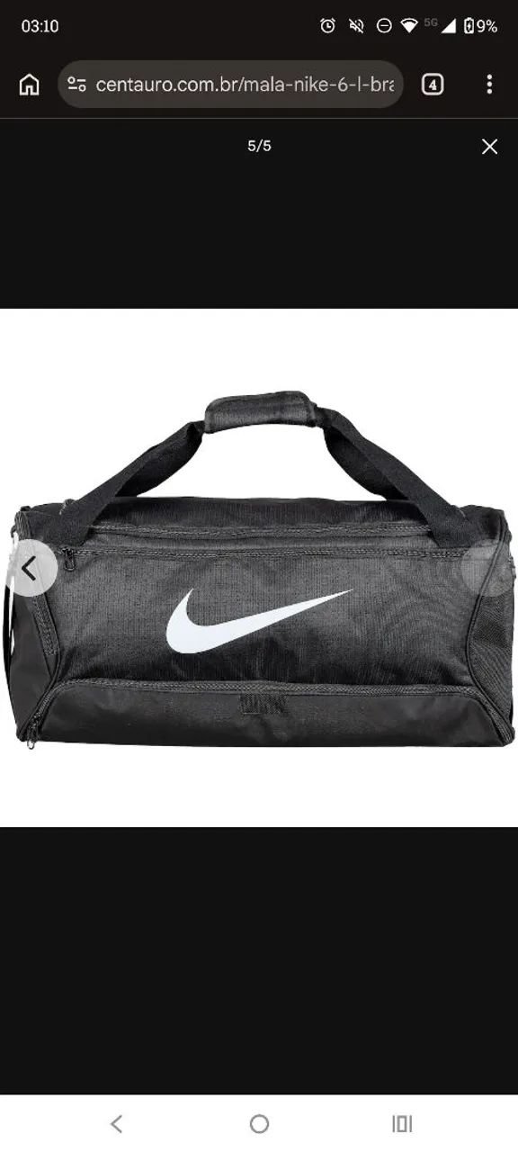 Mala Nike 60 L Brasilia Com Multi Compartimentos - Foto 2