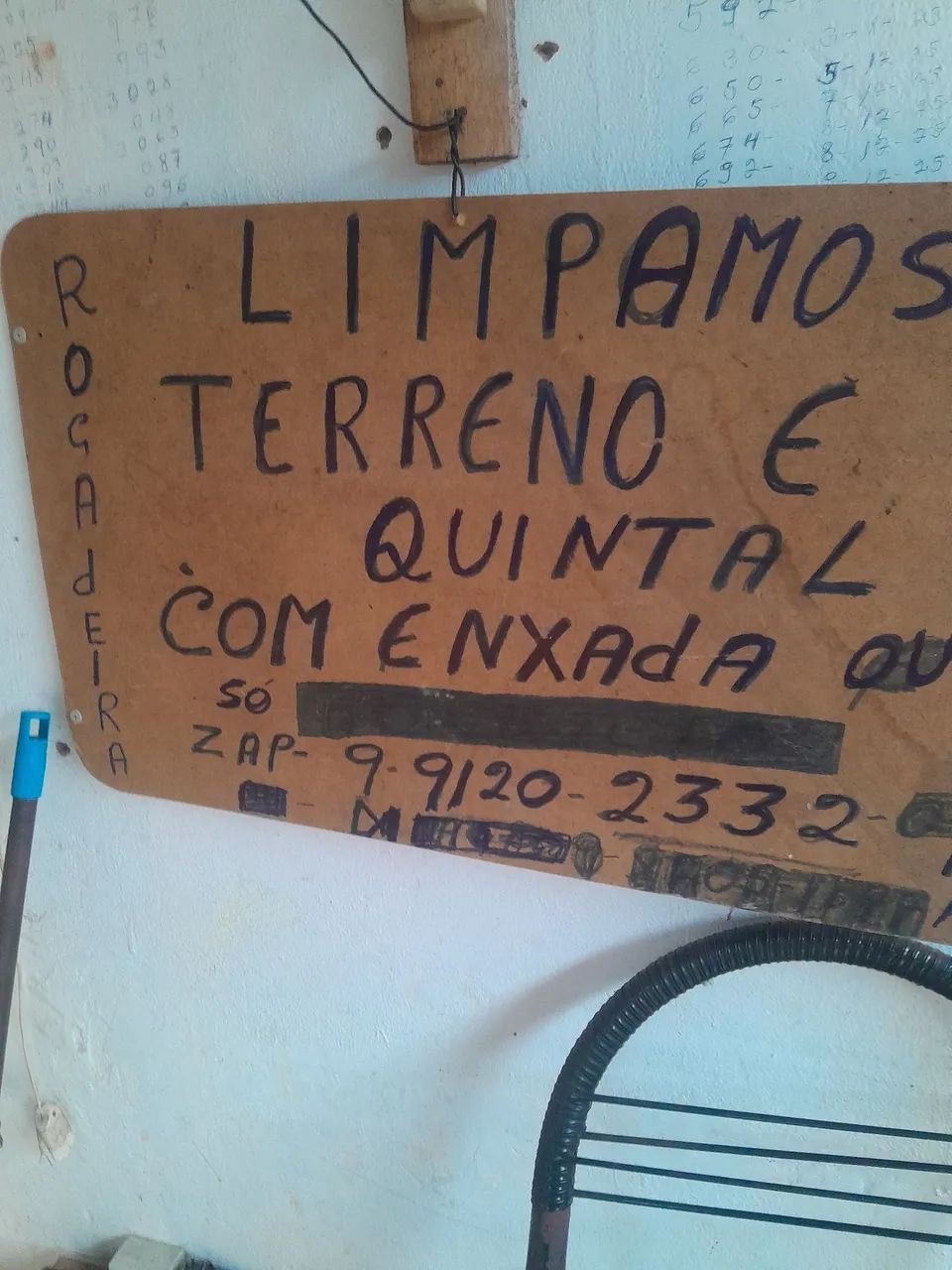 Limpeza de terreno e demais serviços 