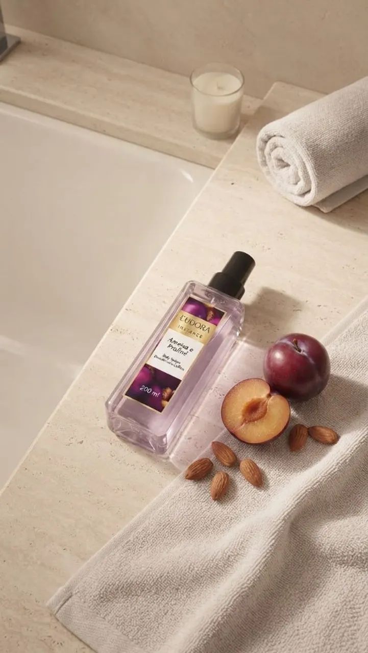 Body Spray - Ameixa e Pralinê  - Eudora - 200ml - Foto 3
