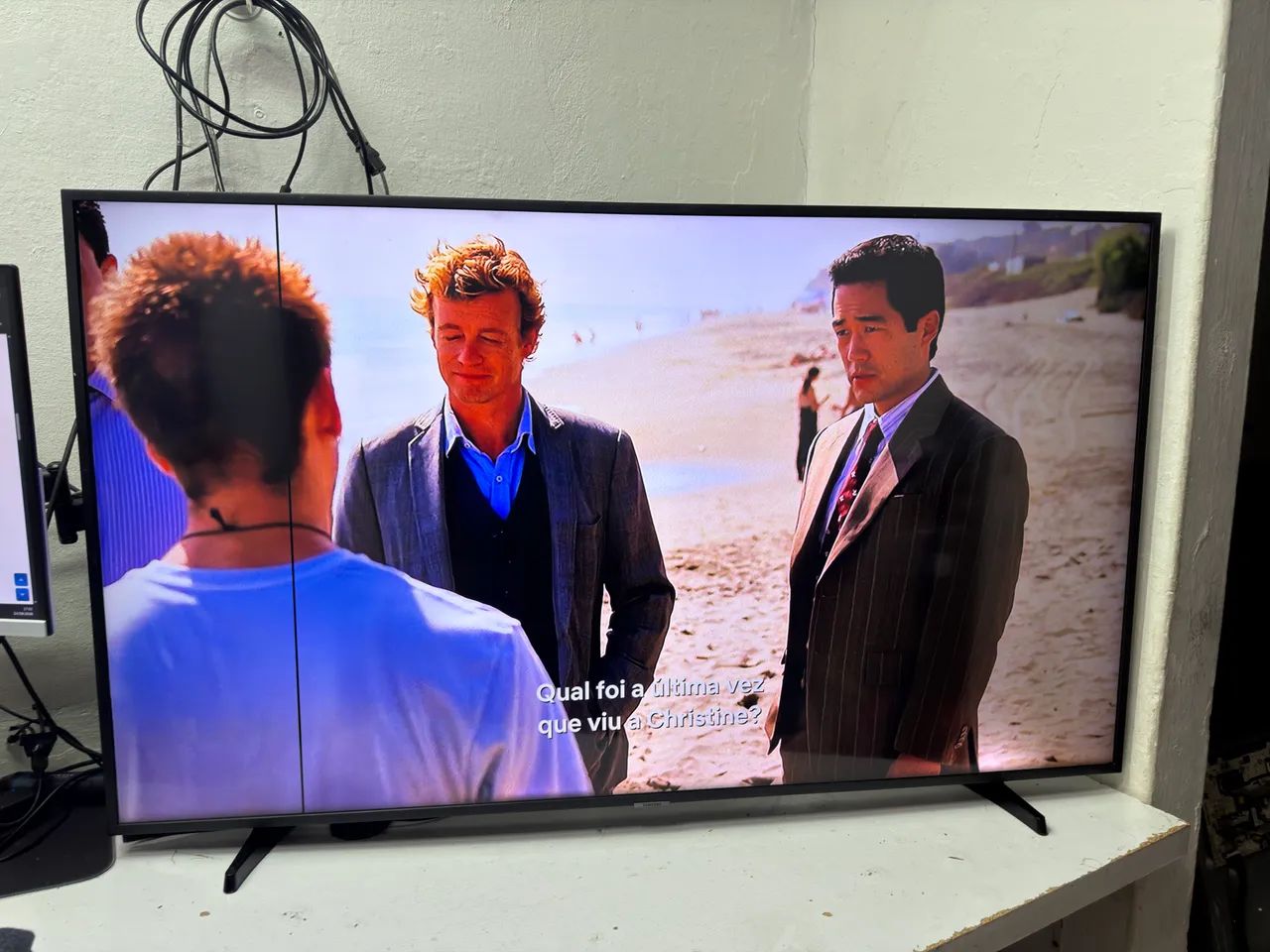 Tv 55? Samsung smart. Com linha