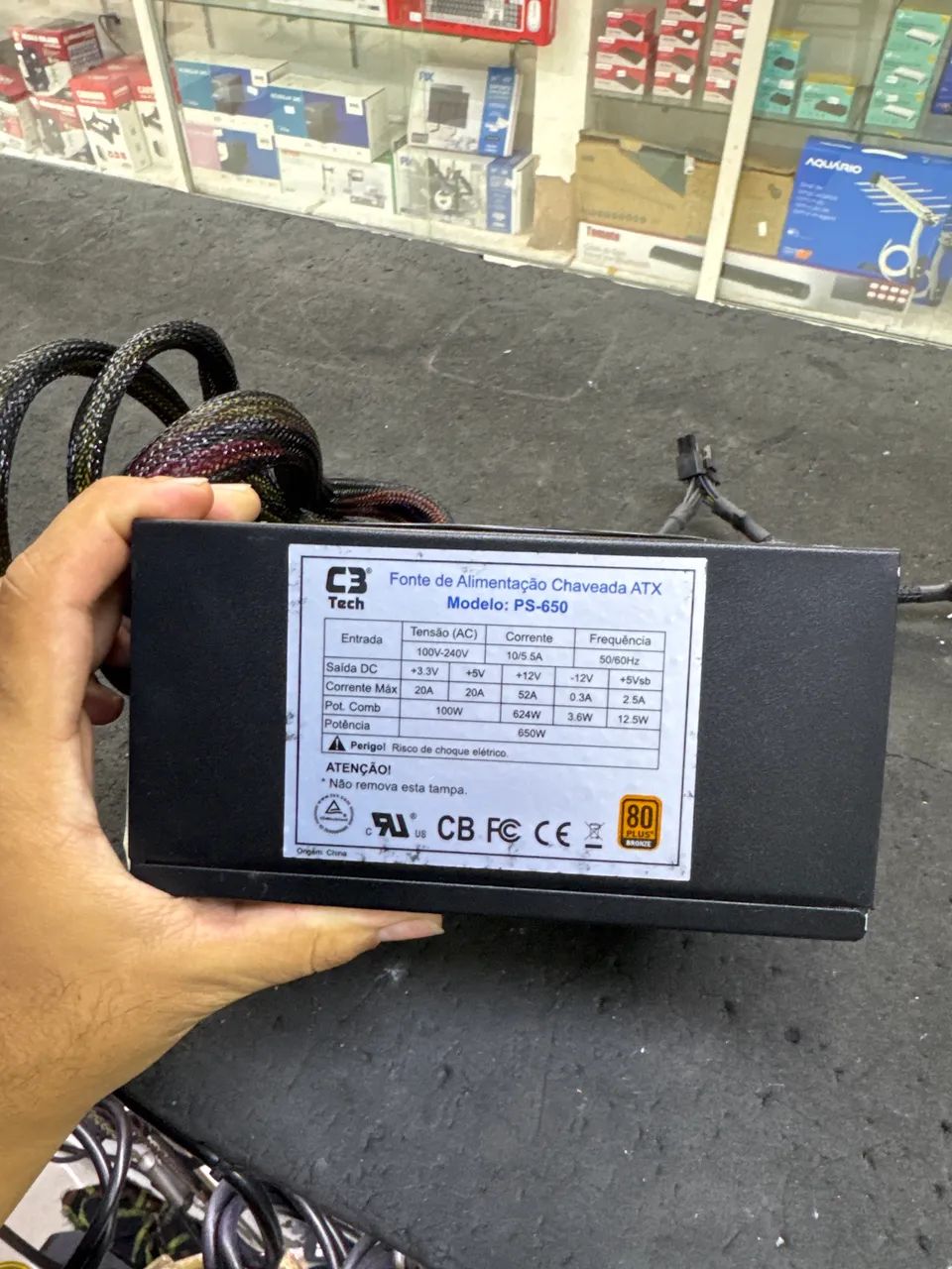 Fonte modular 650w
