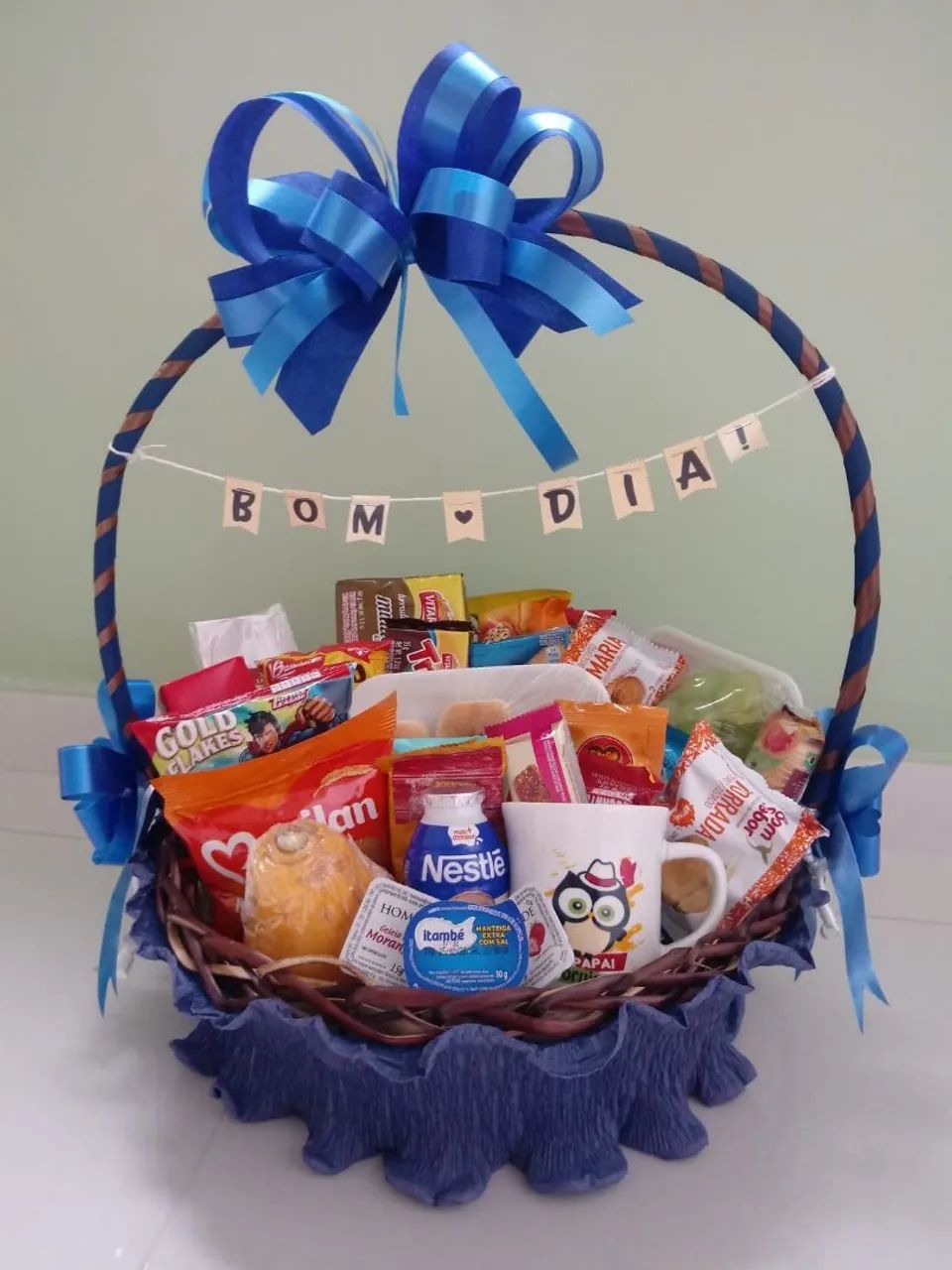 Cesta de Café da manhã e presente  - Foto 3