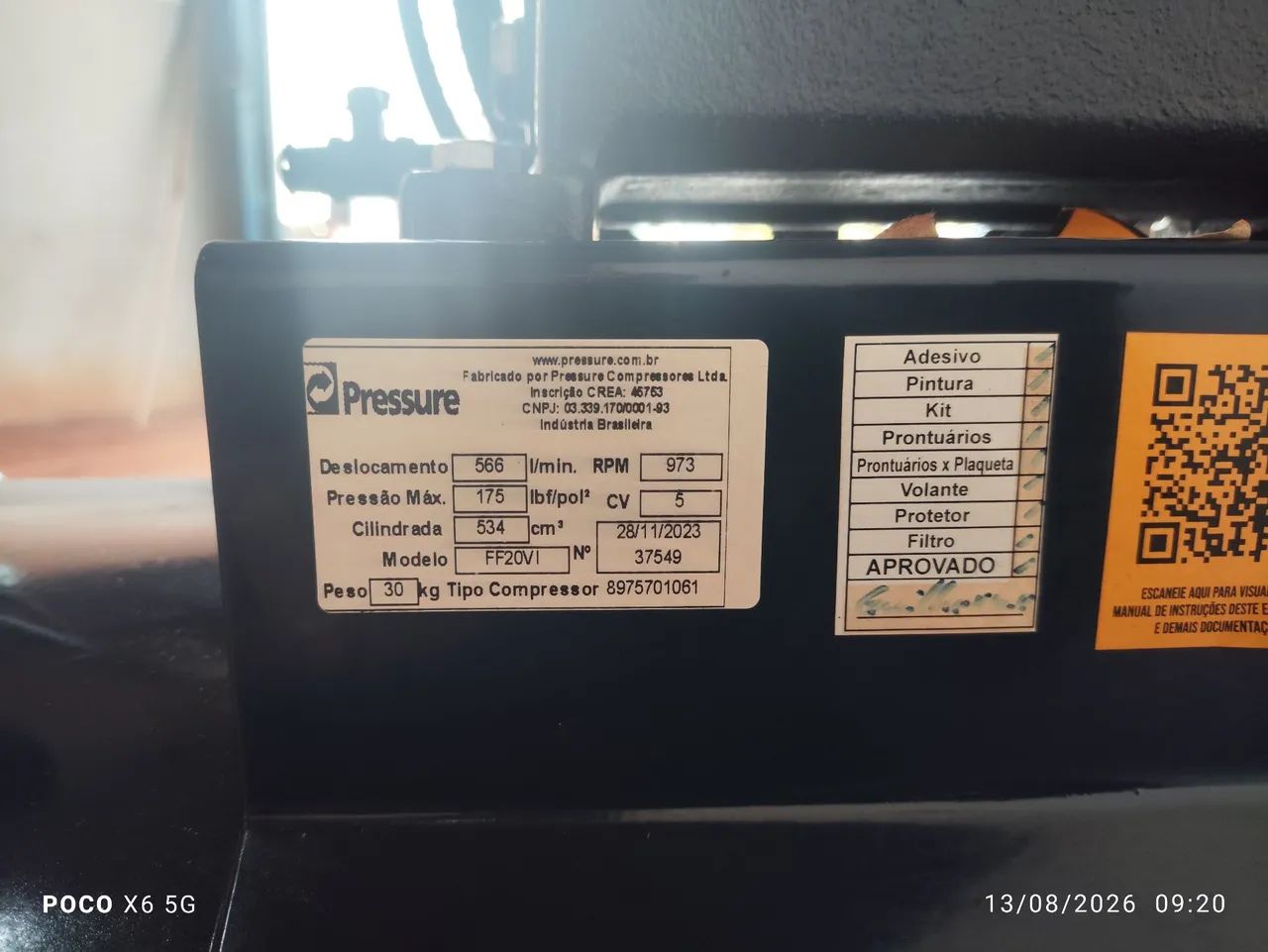 Compressor novo, nunca usado - Foto 3