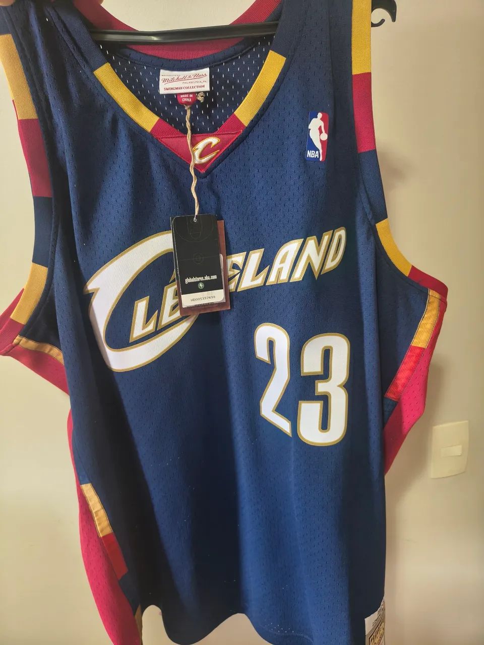 Regata Jersey Mitchell & Ness Lebron James Cavs 2008/09 Away