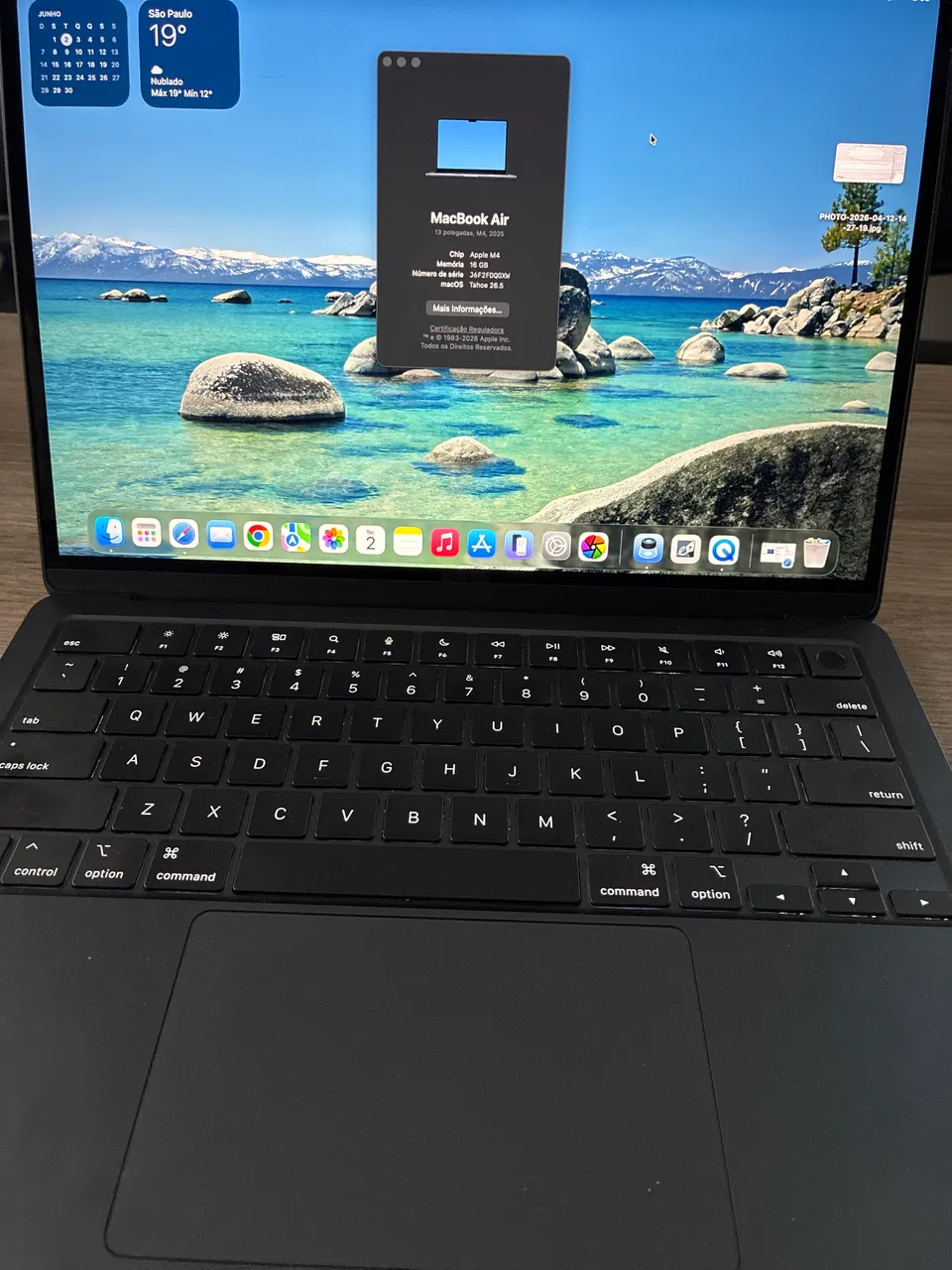 MacBook PRO 2020 A2251 Touch Bar I5 Mem 16gb Ssd 512 c/ Caixa