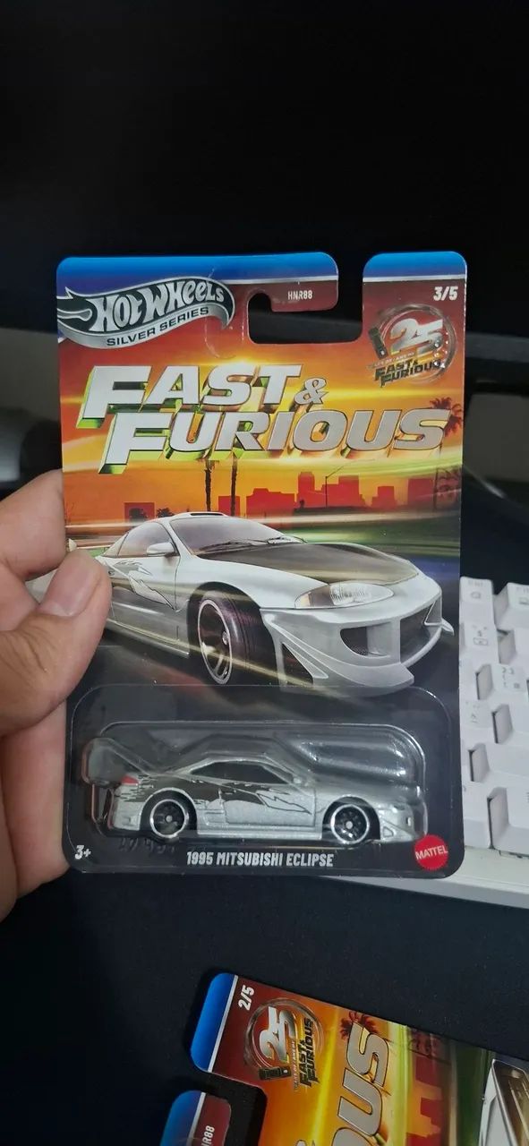 Set Hotwheels Silver Series Fast e Furious 25 anos - Foto 2