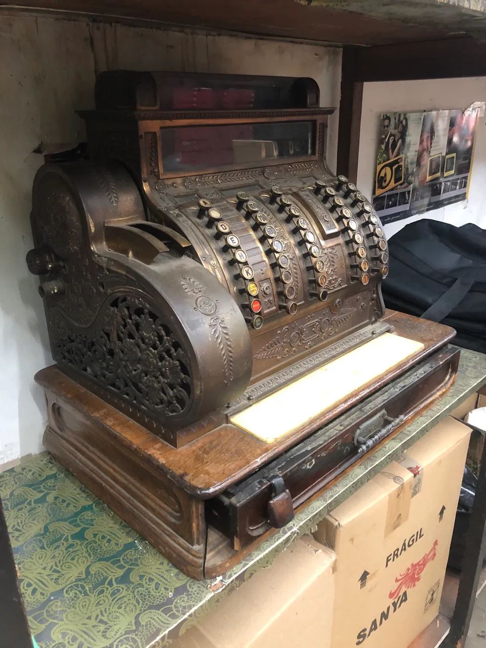 Máquina registradora antiga de1889  - Foto 2