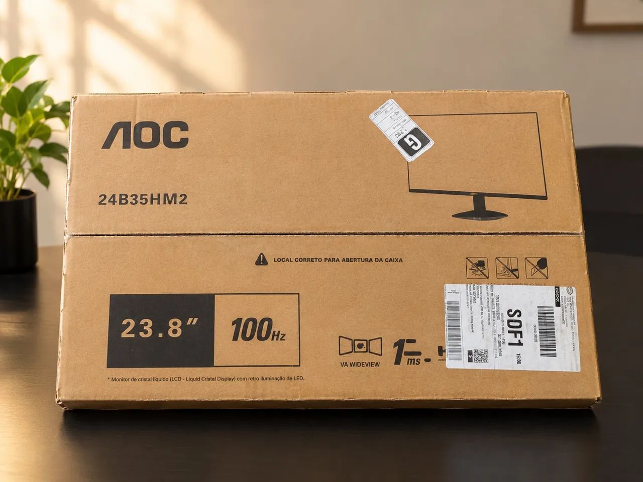 Monitor AOC 100hz NOVO - Foto 2