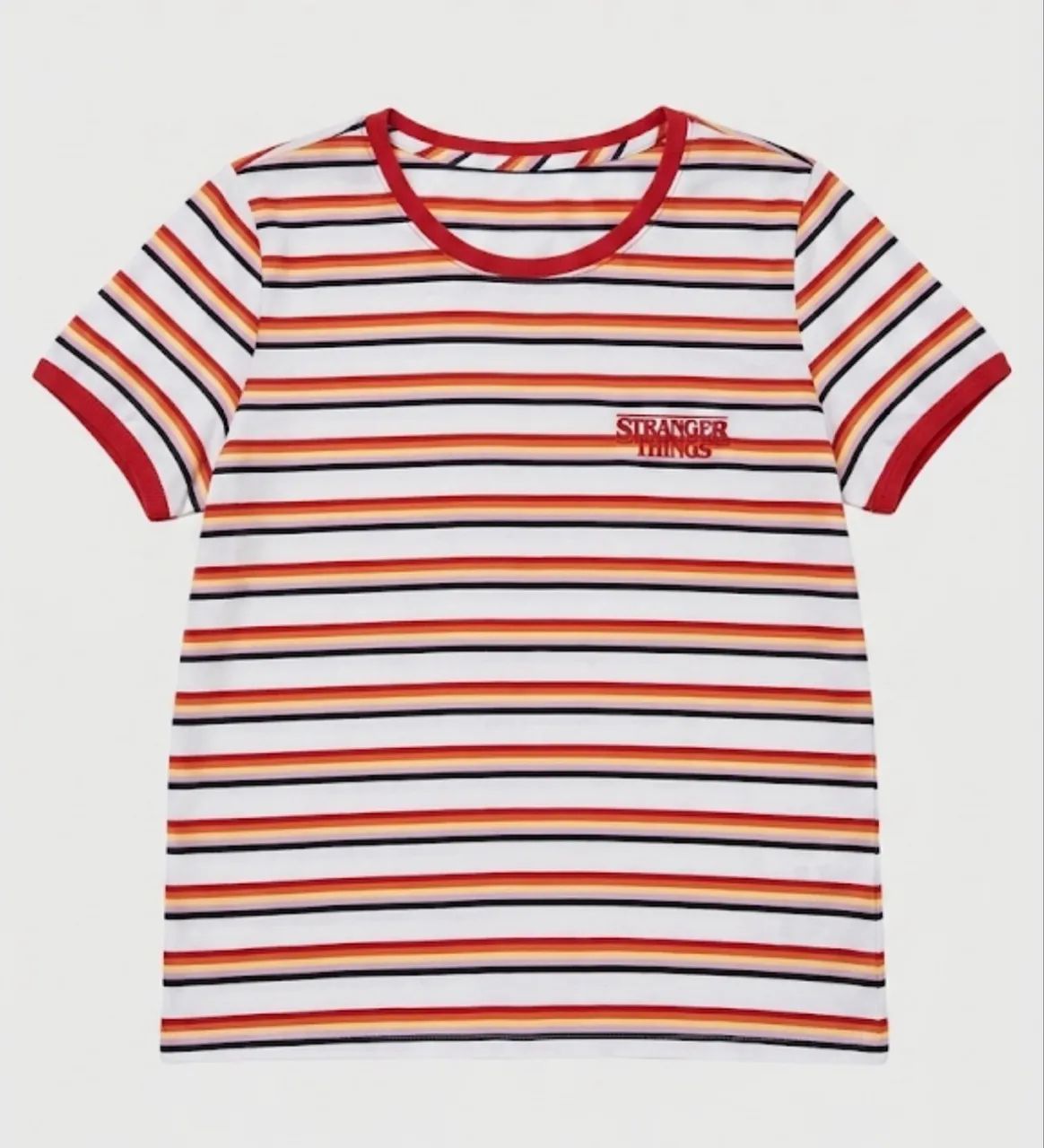 camiseta cropped stranger things listrada g