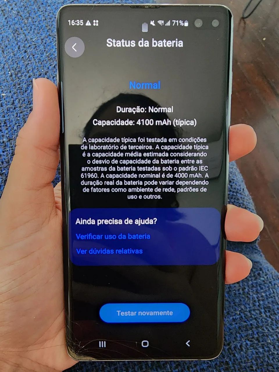 Samsung Galaxy S10+ 128GB Dual SIM - Funcionando perfeitamente - Foto 2