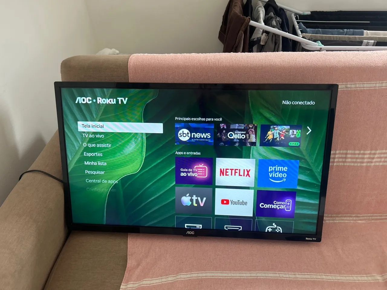Smart TV AOC 32 Polegadas com Roku TV Integrado - Foto 5