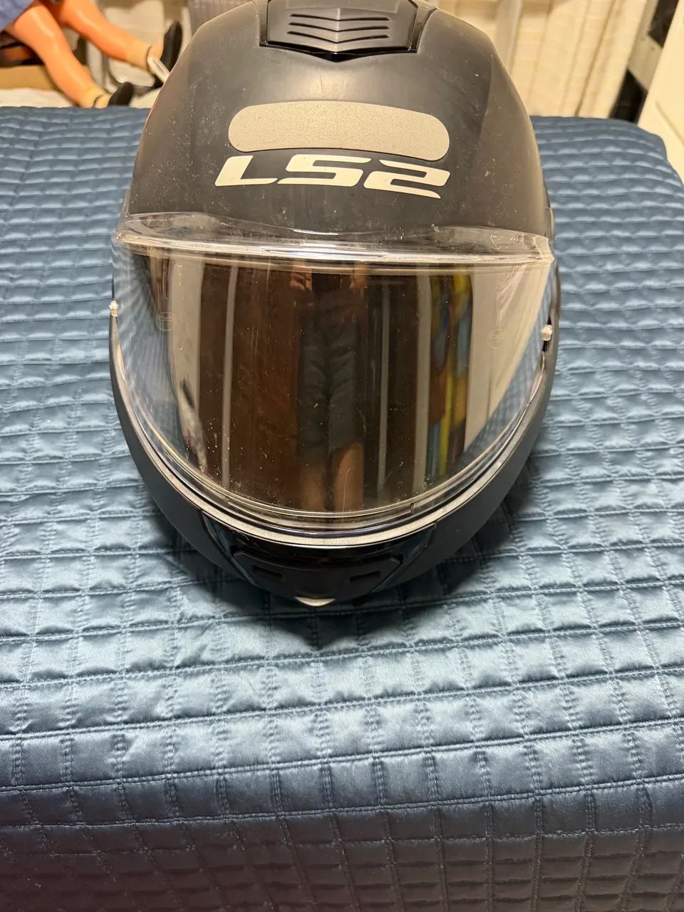 Capacete Moto- OPORTUNIDADE - 6 meses uso 