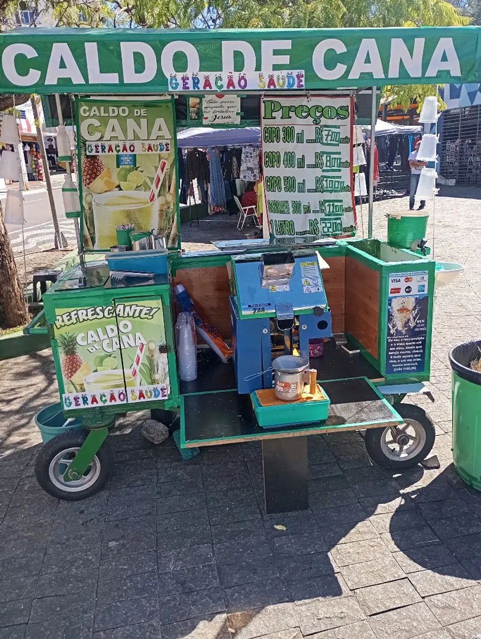 Carrinho de caldo de cana