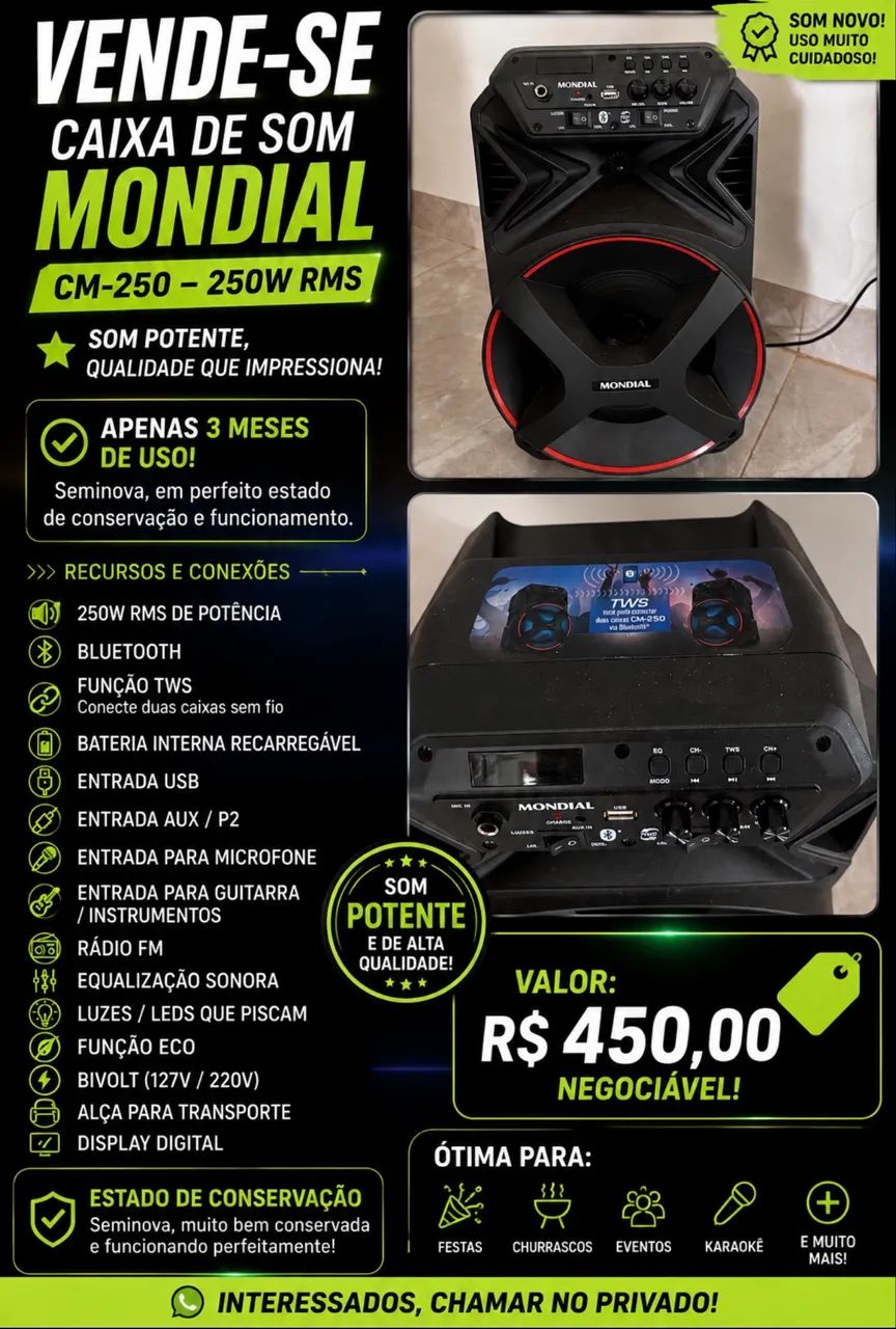 Som potente - Barato 