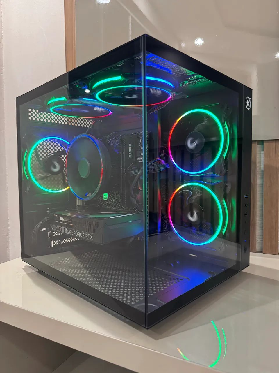 PC Gamer Ryzen 5 + RTX 5060 com garantia - Em até 18x