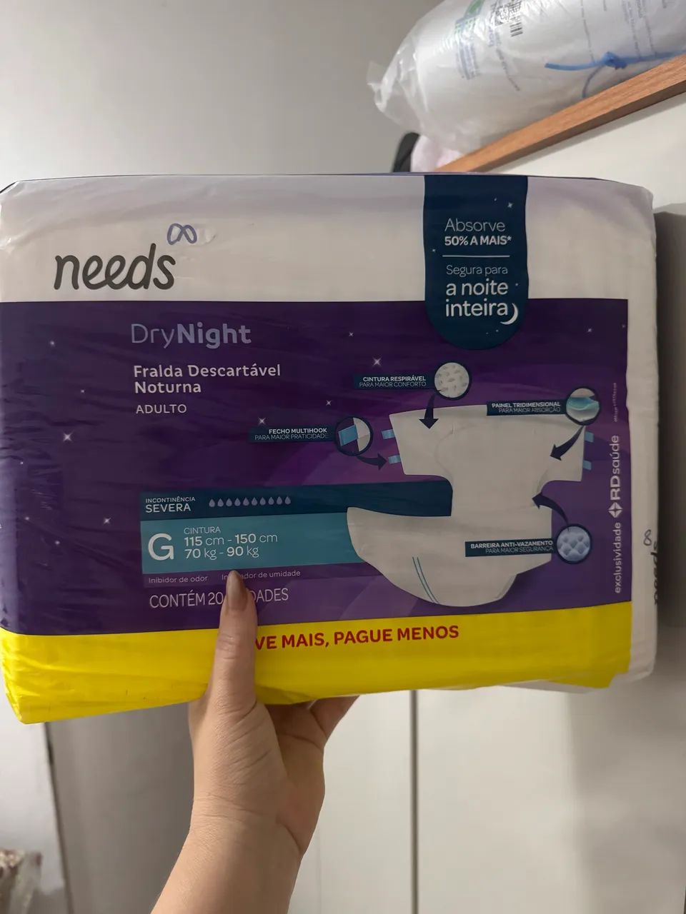Fraldas geriátricas 